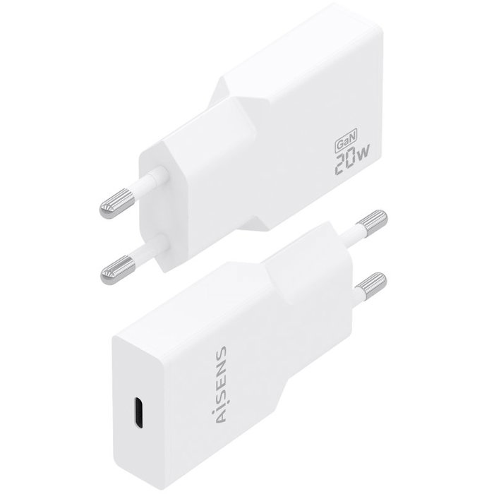 Aisens Cargador GaN 20W USB-C Blanco A110-0997